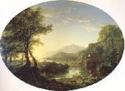 Thomas Cole The Old Mill at Sunset (mk13) oil painting on canvas